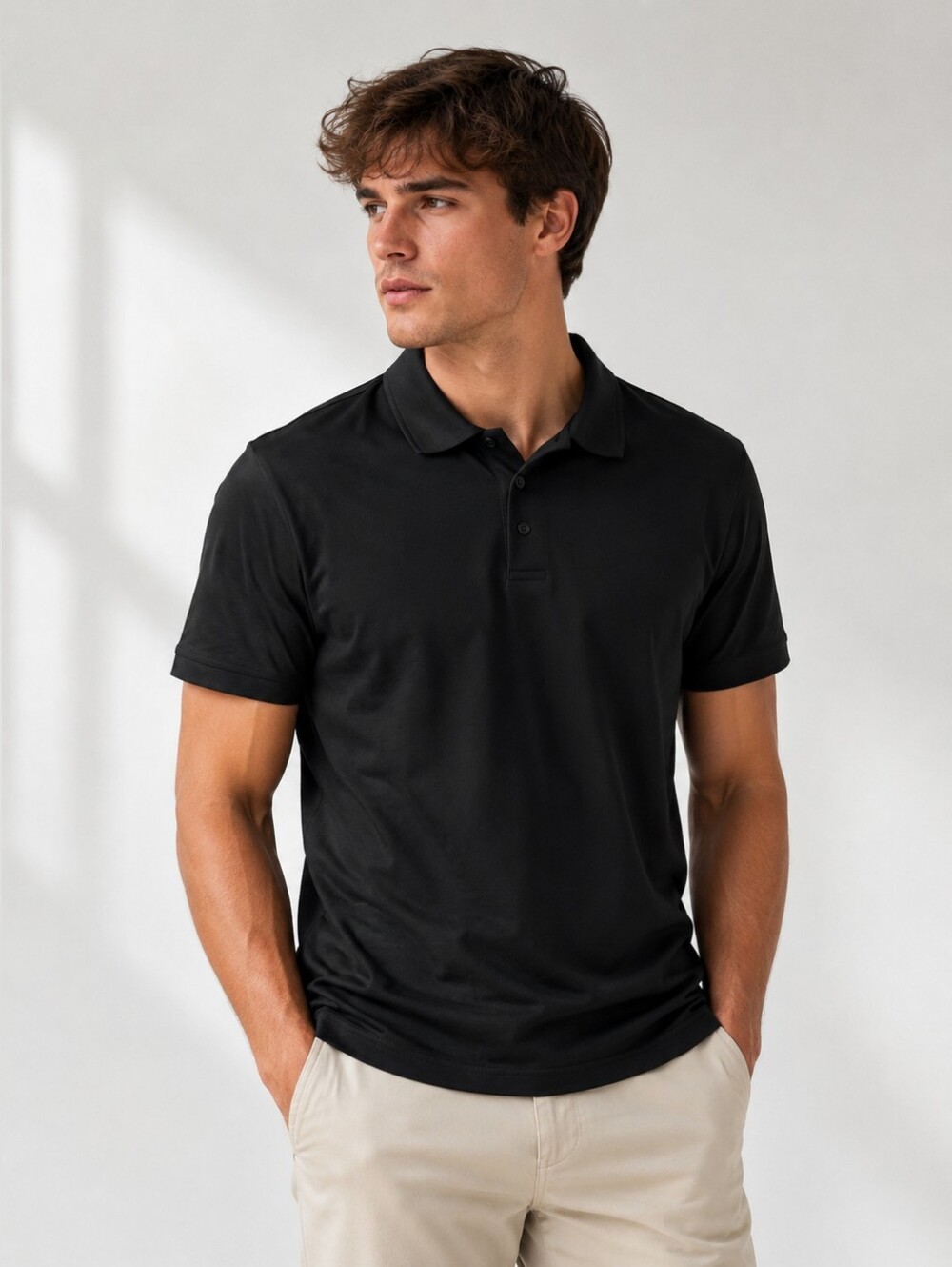32° Cool Men’s XL Black Performance Polo Shirt Moisture Wicking Stretch NWT